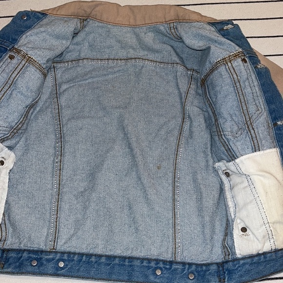Bristol Blues Vintage USA Made Denim Jean Jacket Youth Medium 10/12 - Picture 4 of 15